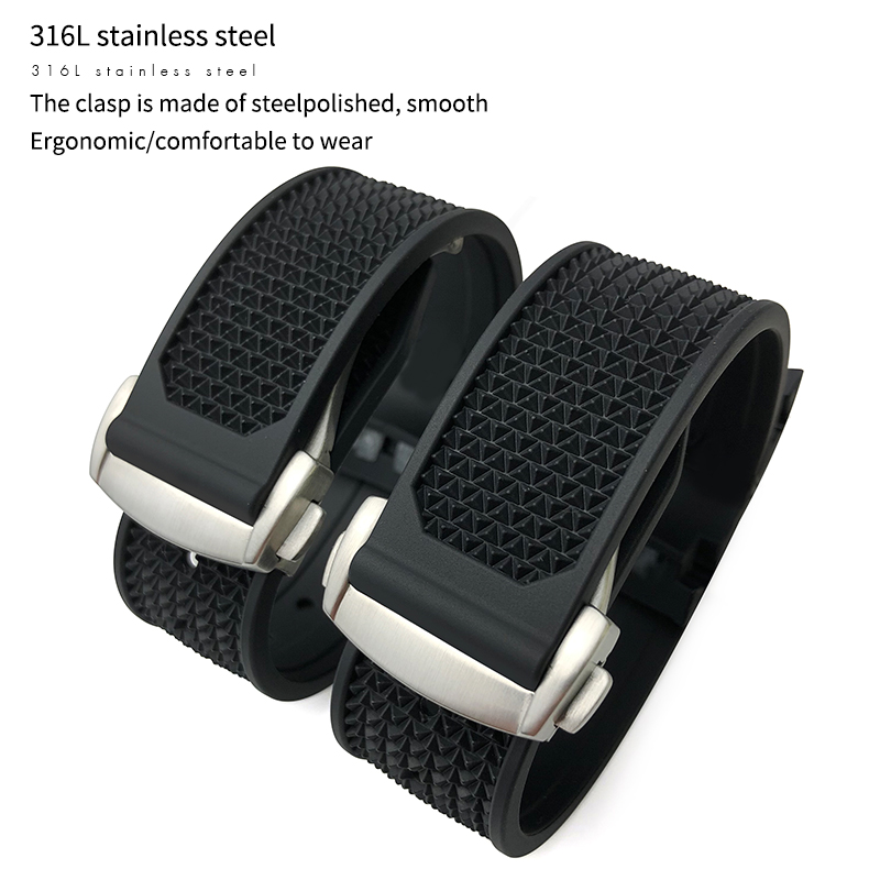 Rubber Watchband For Omega Spe - Omega Watch Speedmaster recension och pris