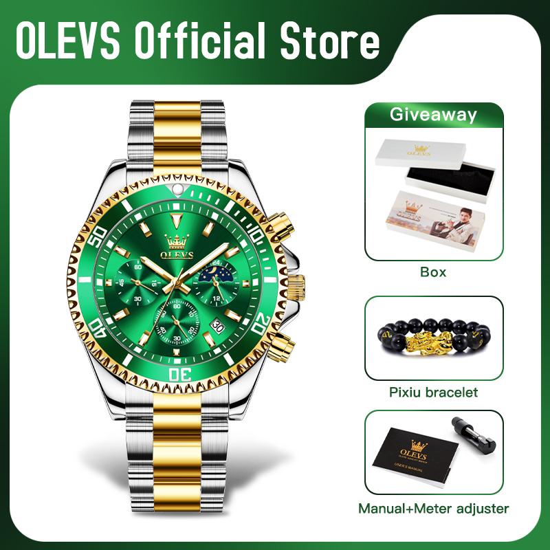 OLEVS 2870 Men's Watch Top Bra - Rolex Watch Datejust recension och pris