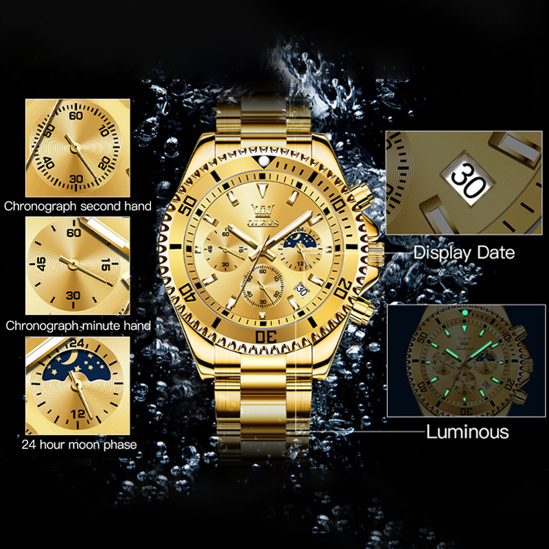 OLEVS 2870 Men's Watch Top Bra - Rolex Watch Datejust recension och pris
